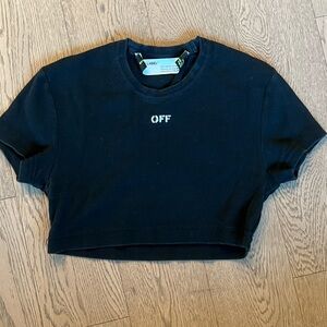 Off white crop top